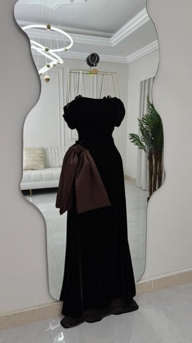 فستان سهره بني