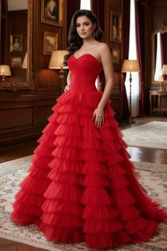 فستان سهره احمر