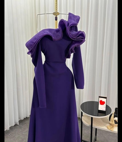 فستان سهره كحلي