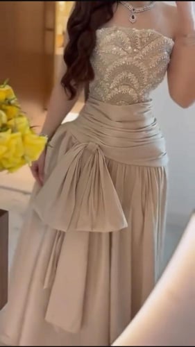 فستان سهره بني