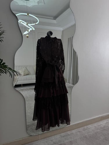 فستان سهره بني