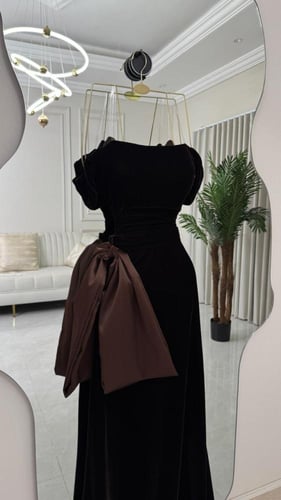 فستان سهره بني