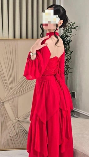 فستان سهره احمر