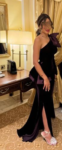 فستان سهره بنفسجي غامق