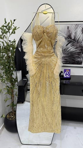 فستان سهره احمر و اسود و بيج