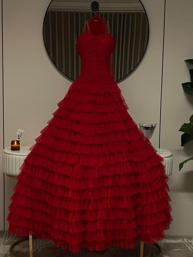 فستان سهره احمر