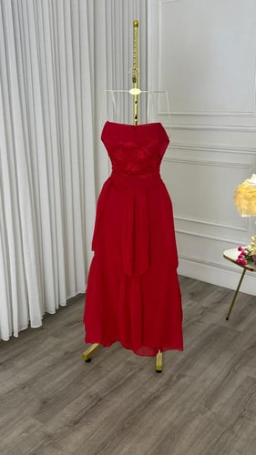 فستان سهره احمر