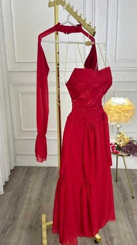 فستان سهره احمر