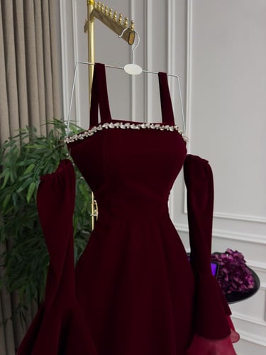 فستان سهره احمر