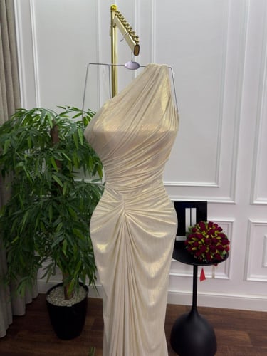 فستان سهره اصفر