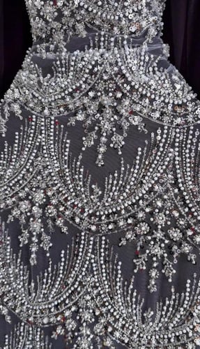 فستان سهره عنابي