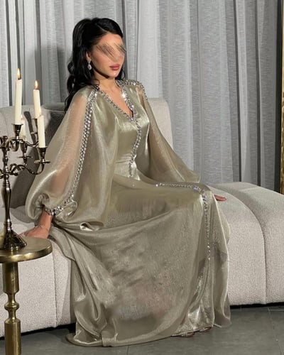 فستان ميكادو رااقي لمعه شفاف اصلي درجه اولى