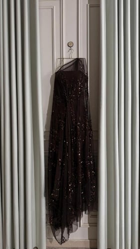 فستان سهره بني