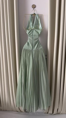 فستان سهره اخضر