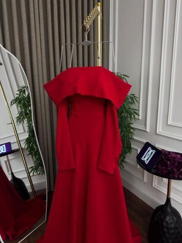 فستان سهره احمر