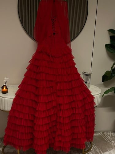 فستان سهره احمر