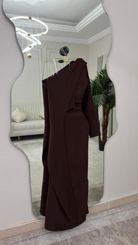 فستان سهره اسود واحمر