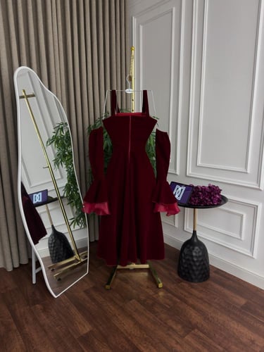 فستان سهره احمر