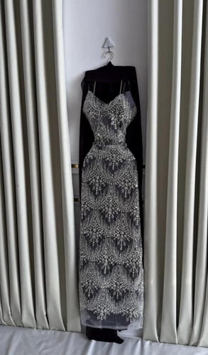 فستان سهره عنابي