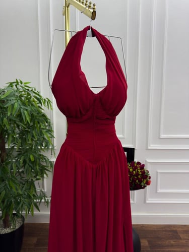 فستان سهره احمر