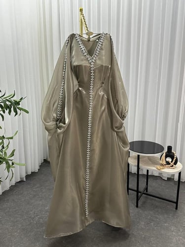 فستان ميكادو رااقي لمعه شفاف اصلي درجه اولى