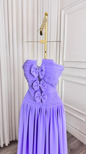 فستان سهرة بنفسجي