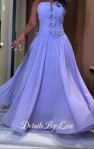 فستان سهرة بنفسجي