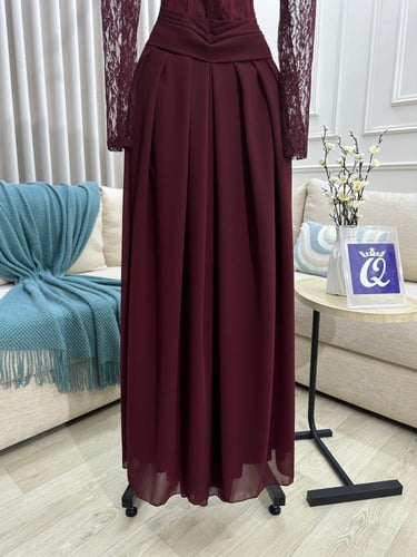 فستان سهره بني