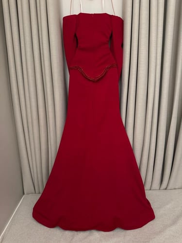 فستان سهره احمر