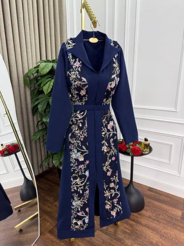 فستان سهره كحلي