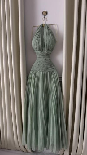 فستان سهره اخضر