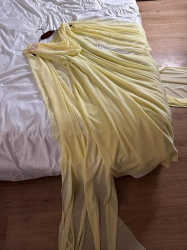 فستان سهره اصفر