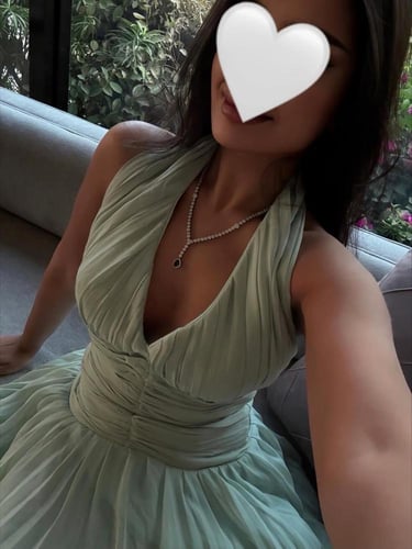 فستان سهره اخضر فاتح