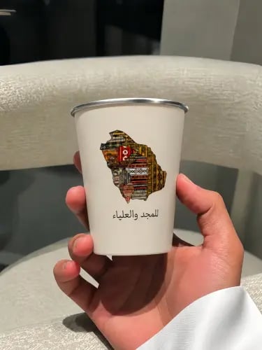كوب قهوة من الفولاذ المقاوم للصدأ بتصميم جميل، كوب آيس كريم، كوب محمول بقشة، كوب قهوة للمكتب، كوب يد بسيط مقاوم للسقوط للمشروبات ا...