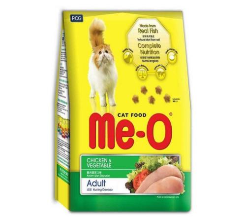 ميو طعام جاف بالدجاج والخضار للقطط البالغة