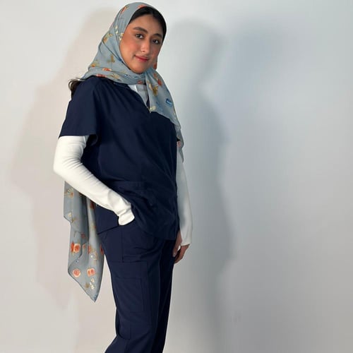 سكرب نسائي رويال بلو