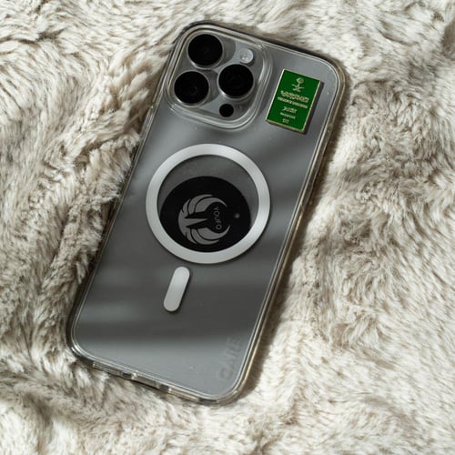 استيكر جوال معدني بتصميم الجواز السعودي