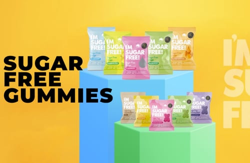 حلوى الدب خالية من السكر كولا 50 جم