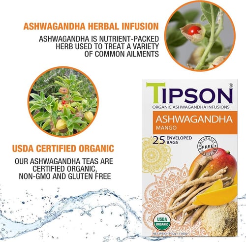 شاي اعشاب تيبسون اشوجندا مانجو