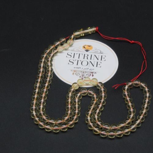 Natural amber round prayer beads 99 beads