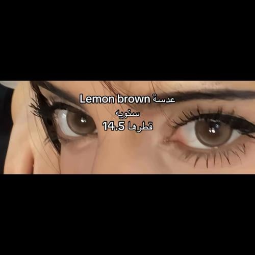 عدسة Lemon brown