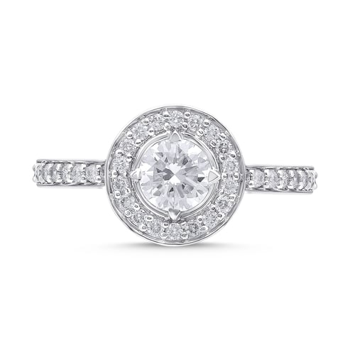 خاتم ألماس مزروع مخبريا "توهج البساطة" – تصميم كلا...