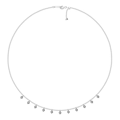 عقد سحر الأناقة – ذهب أبيض 18 قيراط مرصع بالألماس...