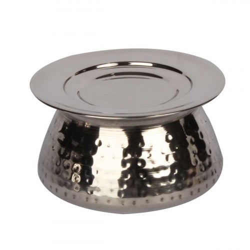 قدر ستيل منقوش دق