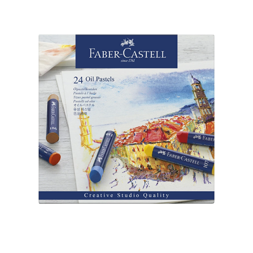 اقلام تلوين 24 لون Oil Pastels فابير كاستيل Creati...