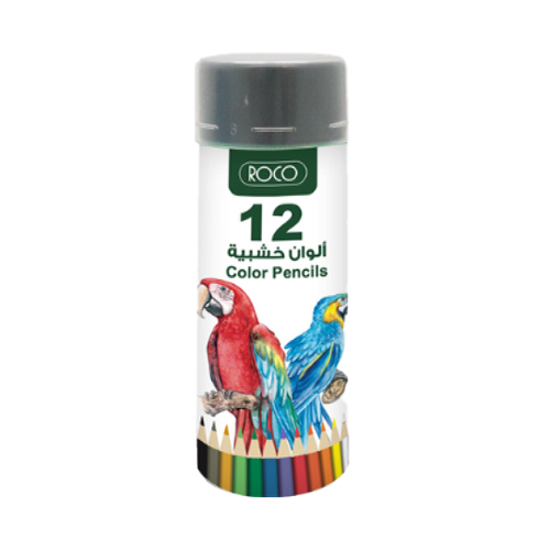 الوان خشبية روكو صغيرة 12 لون