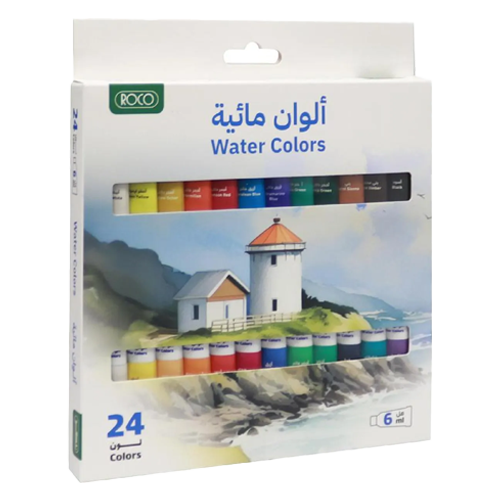 الوان مائية - 24 لون 6 ملي