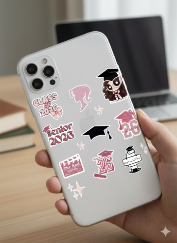 ملصقات مجموعة . ستيكرات تخرج