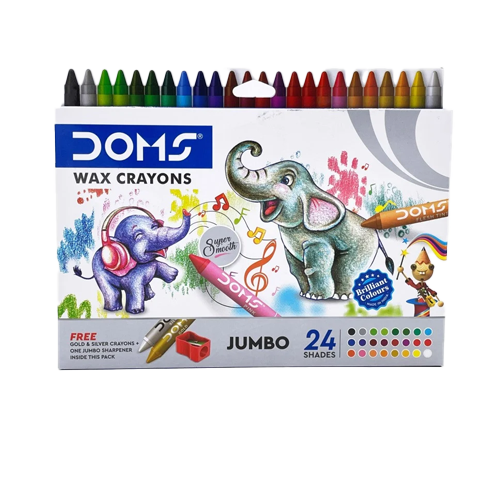 الوان شمع 24 لون جامبو