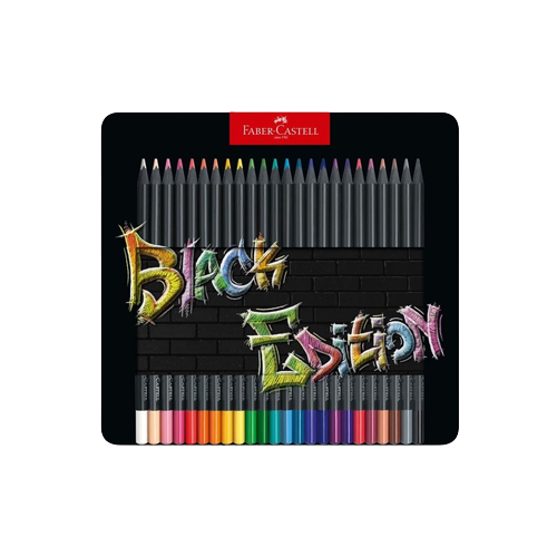 اقلام تلوين 24 لون فابير كاستيل Black Edition 1164...